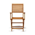 thumbnail image 4 of East West Furniture Wooden Patio Set Natural Oil, BSBS9CANA, 4 of 11