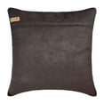 thumbnail image 3 of Custom Pillow Case, Grey 24"x24" (60x60 cm) Throw Pillows, Velvet Beaded, Damask & Foil Throw Pillows, Abstract Pattern Victorian Style Halloween Decorations - Aureate Graphite, 3 of 3
