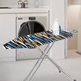 thumbnail image 2 of HELLHERO Iron Board Cover Polyester Fabric Colorful Zebra Stripes Non-Slip Washable Ironing Board Covets for Mom Wife Gifts for Household Items, 2 of 5
