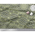 thumbnail image 3 of Soimoi Modal Satin Fabric Mandala Kaleidoscope Decor Fabric Printed Yard 42 Inch Wide, 3 of 3
