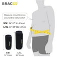 thumbnail image 4 of Cortador de cintura Wrap Bracoo SE22 negro para hombre y mujer, 4 of 8