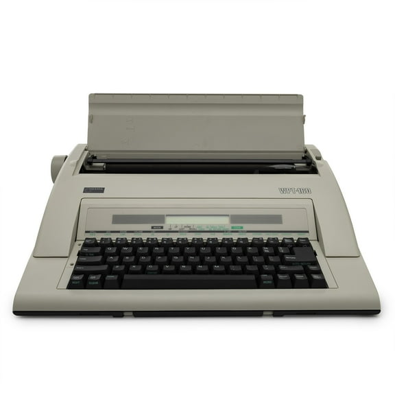 Nakajima USA WPT-160 Electronic Portable Typewriter with Display, White