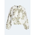 thumbnail image 5 of Scoop Women’s Blouson Sleeve Shirt, Sizes XS-4X, 5 of 5