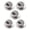 18mm, variant on Yammee Pack of 5 Stainless Steel Pin Backs Secure Brooch Base Cabochons Holder Bezel