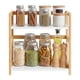 thumbnail image 4 of Estante para Especias de 2 Niveles, Estantería de Cocina para Encimera, Beige y Blanco, 4 of 8