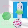 thumbnail image 6 of Aislor Kids Girls Chinese Traditional Dance Cheongsam Style Costume Yangko Classical National Dress Set with Pants, 6 of 7