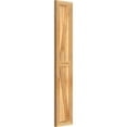 thumbnail image 2 of 10 3/4"W X 57"H Timbercraft Two 5 3/8" Boards Framed Board-N-Batten Shutters W/Z-Bar, Rough Sawn Western Red Cedar (Per Pair), 2 of 13