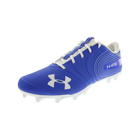 Under Armour Men's Nitro Low Mc Blue Ankle-High Leather Football Shoe - (Best Shoes For Freestyle Football)