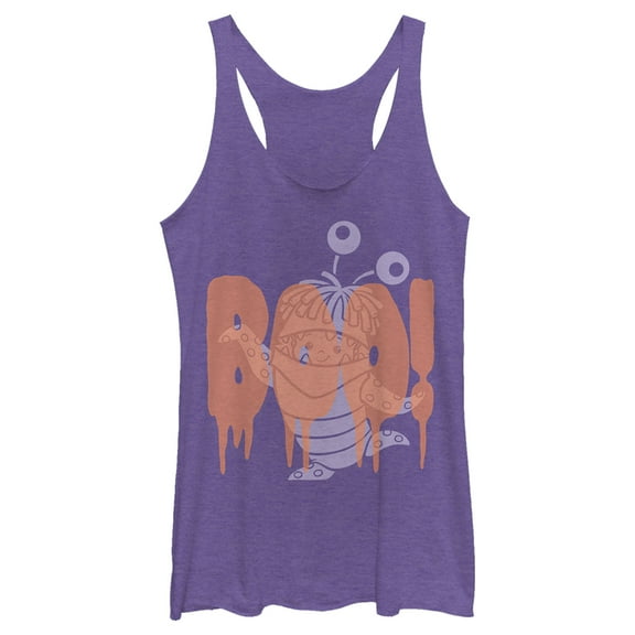 Women's Monsters Inc Halloween Boo Racerback Tank Top