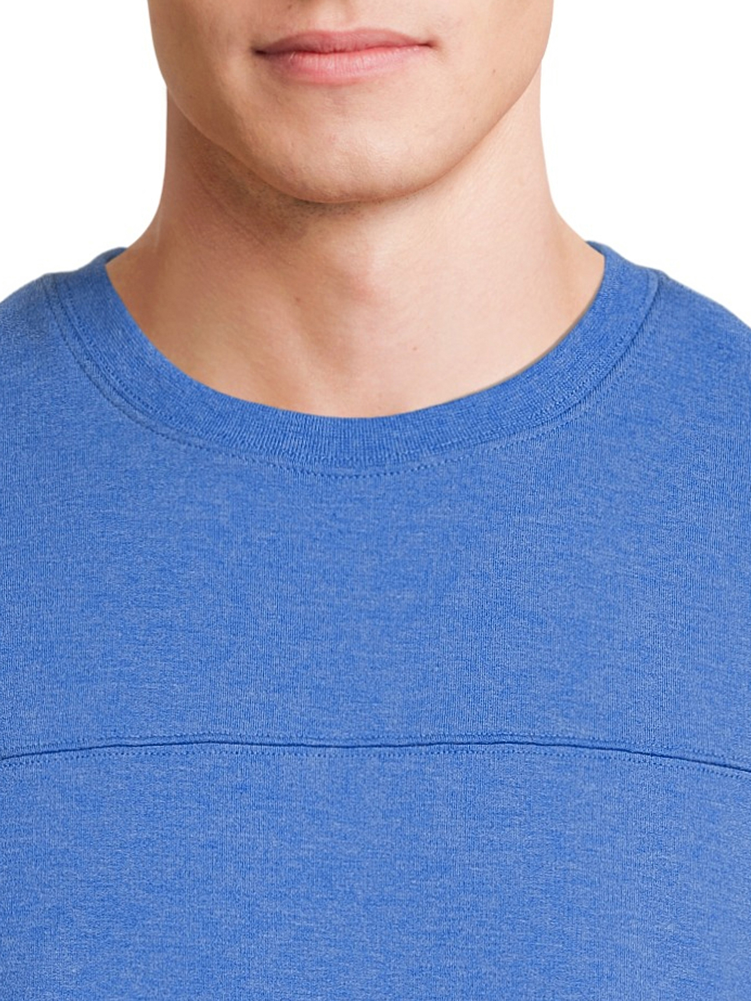Athletic Works Men's and Big Men's French Terry Crewneck Sweatshirt, up to Size 5XL