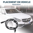 thumbnail image 3 of Sensor de Velocidad de Rueda ABS para Smart Fortwo Durable No.A4539055600 Sensor ABS Trasero Derecho, 3 of 6