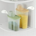 thumbnail image 4 of EIGTHTAIL Rice Storage Container  Dry Food Airtight Container  Pet Dog Cat Food Canister  BPA Free Clear Plastic Kitchen and Pantry Organization Bin for  Grain  Cereal  Flour, 4 of 5