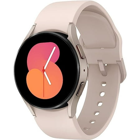 Restored Certified Refurbished SAMSUNG Galaxy Watch 5 40mm Bluetooth GPS Pink Band SM-R900NZDCXAA - Pink Gold (Refurbished)