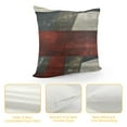 thumbnail image 4 of Shiartex  Abstract Spiral Throw Pillow Covers Retro Burgundy Red Gray Geometric Stripes Lines Cushion Covers for Teens Men Women Modern Simple Style Cushion Cases for Living Room Couch White, 4 of 5