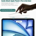 thumbnail image 3 of ELEHOLD Clear Case for iPad Pro 11 Inch (M4) 2024, Soft TPU Reinforced Corner Anti-Scratch Case for iPad Pro 11 Inch 2024, Clear, 3 of 5