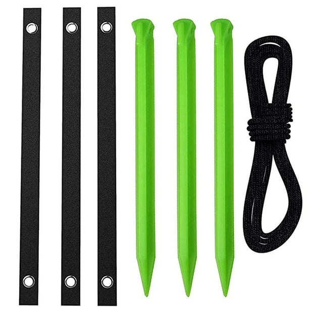 Professional Finish Tree Stakes Kit Anchor Support with Stake for Garden Plant, Rope for