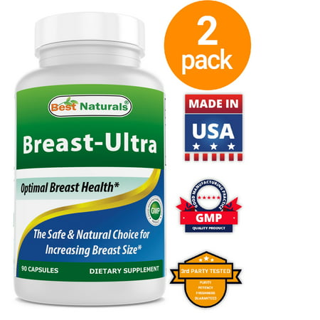 2 Pack - Best Naturals Breast-Ultra Breast Enlargement Pills 90 (Best Product For Breast Enlargement)
