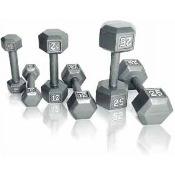 CAP Barbell 75lb Cast Iron Hex Dumbbell, Single - image 2 of 6