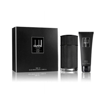 Alfred Dunhill ICON ELITE 3.4 oz EDP Spray Mens Cologne   3.0 gel Travel SET NIB