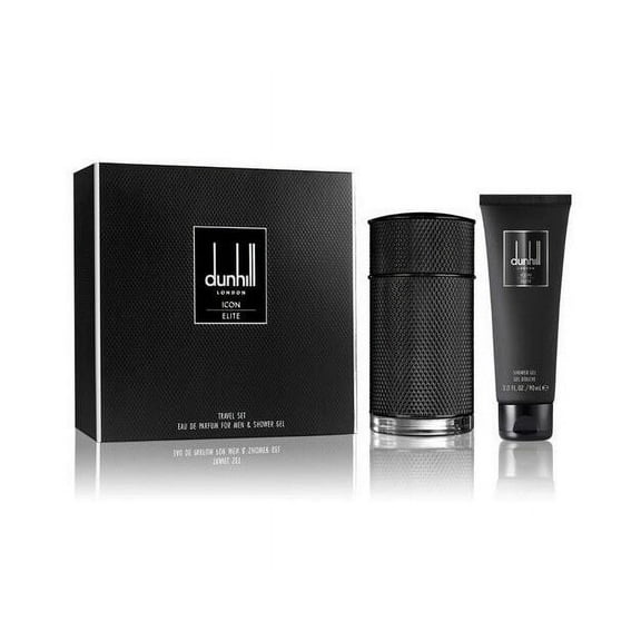 Alfred Dunhill ICON ELITE 3.4 oz EDP Spray Mens Cologne   3.0 gel Travel SET NIB