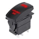 thumbnail image 5 of Interruptor Basculante LED 12 V 24 V 5 Pines SPST ON OFF Con Luz Azul Roja Verde Para Coche Camión Barco Motocicleta RV Plástico ABS Negro 29 G, 5 of 7