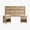 Reclaimed Light Oak, variant on SICOTAS 3-Piece Rattan Dresser & Nightstand Set - Light Oak 6-Drawer Dresser (56.88") & 2 Nightstands, Boho Bedroom Furniture Set with Storage