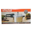 Imusa 4.2Qt Stovetop Aluminum Pressure Cooker with Safety Regulator