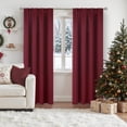 thumbnail image 4 of Cortinas BGment Burgundy Blackout con aislamiento térmico de 132 x 213 cm, 4 of 7