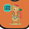 thumbnail image 4 of Inktastic I Love Camping Summer Camp Boys or Girls Baby Bib, 4 of 4