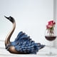 thumbnail image 5 of Soporte para botella de vino Macarena Estatua de cisne resina individual encimera de botellero, 5 of 7