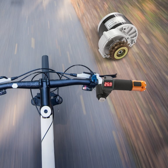 250W 24V Electric Bike Conversion Kit, Brushed Motor with LED Display for Commuters Cyclists DIY Projects : Sports & Outdoors