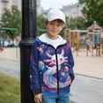 thumbnail image 3 of Uorisanigo Kids Full Zip Hoodies Universe Axolotl Long Sleeve Hooded Hoodie for Boys & Girls Soft Lightweight Long Sleeve Jacket Fur Furry Fluffy Kids Athletic Sweatshirt, 3 of 8