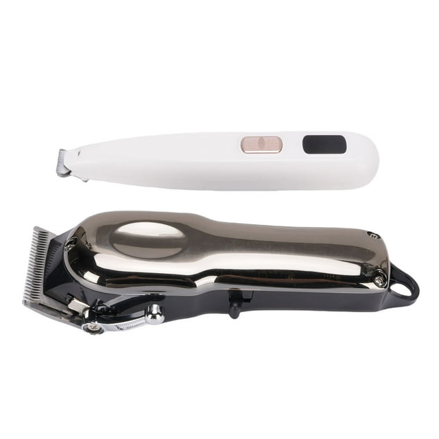 Pet Paws Trimmer, Fine Tune 2 in 1 Dog Clipper LED Screen Quiet for Horses Cattle Cats Dogs