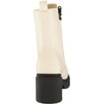 thumbnail image 2 of Nine West Juna3 Ivory Lace Up Chunky Block Heel Rounded Toe Combat Ankle Boots (Cream, 6), 2 of 6
