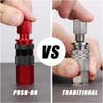 thumbnail image 4 of 14Pcs Air Hose Fittings,Air Coupler Industrial Type Air Plug Kit, 1/4 Inch Threads Size, Air Compressor Accessories, 4 of 5