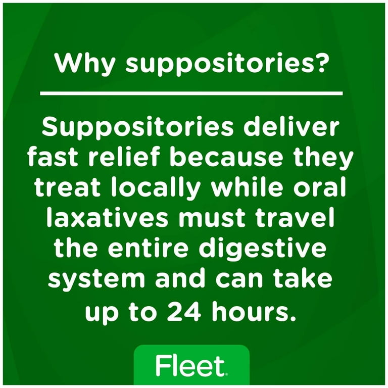 Fleet Glycerin Suppositories Adult (1 Pack) – Olympia Plaza Gifts