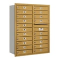 thumbnail image 4 of 11 Door High Recessed Mounted 4C Horizontal Mailbox with 20 Doors in Sandstone with USPS Access - Rear Loading, 4 of 4