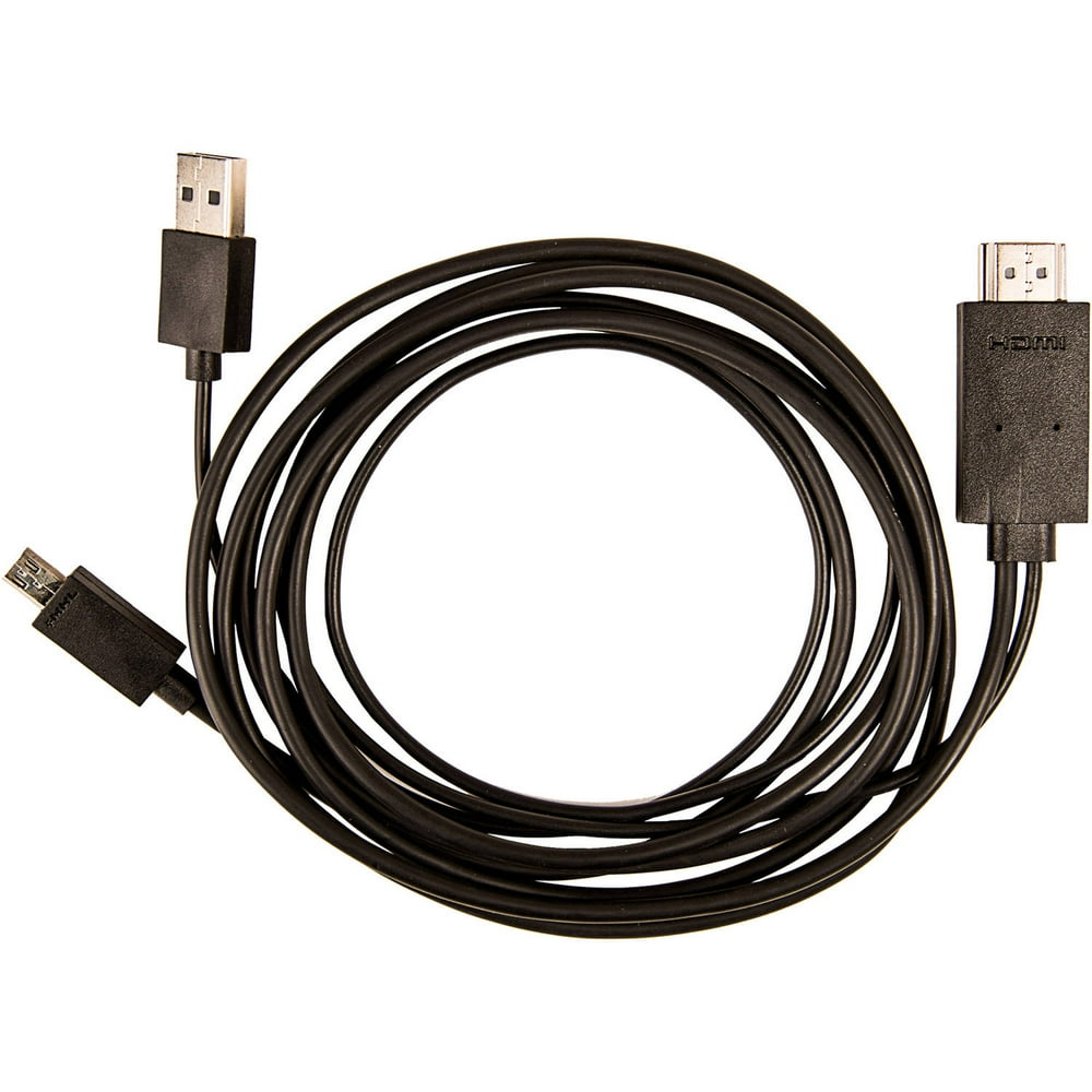 11 Pin Micro USB to HDMI Builtin MHL Adapter with 6 inch HDMI Cable