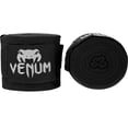 thumbnail image 1 of Envolturas de boxeo Venum Black de algodón elástico elástico de 2,5 m, 1 of 3