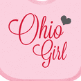 thumbnail image 4 of Inktastic Ohio Girl Boys or Girls Baby Bib, 4 of 4
