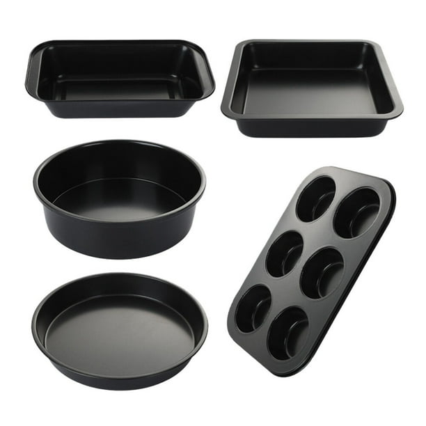 Homemaxs 1 Set 5pcs Baking Pan Baking Tools Pizza Toast Pans for Home