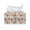Capybara Floral Pattern, variant on POLERO Shamrock Gnome Pattern with Buckle Rectangular Cuboid Tissue Box Cover for Women, Portable Rectangular Tissue Box Cover Organizer Dispenser for Car Kitchen