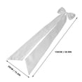 thumbnail image 2 of ADDHAT Detachable Satin Bow Train for Wedding Dress Elegant White Fabric Bridal Gown Accessory, 2 of 8
