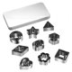 thumbnail image 5 of Small Size Press Cutter Set 2730 Pcs Fruit Sugar Biscuit Moulds Stainless Steel, 5 of 11