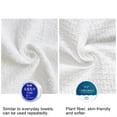 thumbnail image 2 of UHUSE Serviette de Bain Lavage Hôtel Camping Magique Compressée Voyage Réutilisable en Coton Outil, 2 of 6