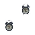 thumbnail image 4 of Reloj despertador de Metal Toystoory con doble campana luz de noche silenciosa Negro, 4 of 6