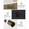 thumbnail image 4 of Kitchen Rugs and Mats Non Skid Washable Set of 2 PCS, Absorbent Runner Rugs for Kitchen, Front of Sink, Kitchen Mats for Floor, 17.3"x 47"+17.3"x 29" (Black), 4 of 6