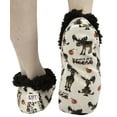 thumbnail image 3 of LazyOne Fuzzy Feet Slippers for Women, Cute Fleece-Lined House Slippers, Light Chocolate Moose, Non-Skid, 3 of 6