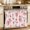 Pink, variant on Oven Skirt Curtain for Kitchen 20x27 Inch, Spring Flowers Oven Curtain with 8 Ribbon Ties & Ruffle Trim, Stove Skirt Curtain Dishwasher for Cabinets Watercolor Pink Orange Floral Romantic Rustic