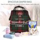 thumbnail image 5 of Fotbe Wonderful Time Christmas Mochila Maternidad - Lona de Sarga Impermeable, Mochila de Pañales de Gran Capacidad con Múltiples Bolsillos y Correas Ajustables, 5 of 6